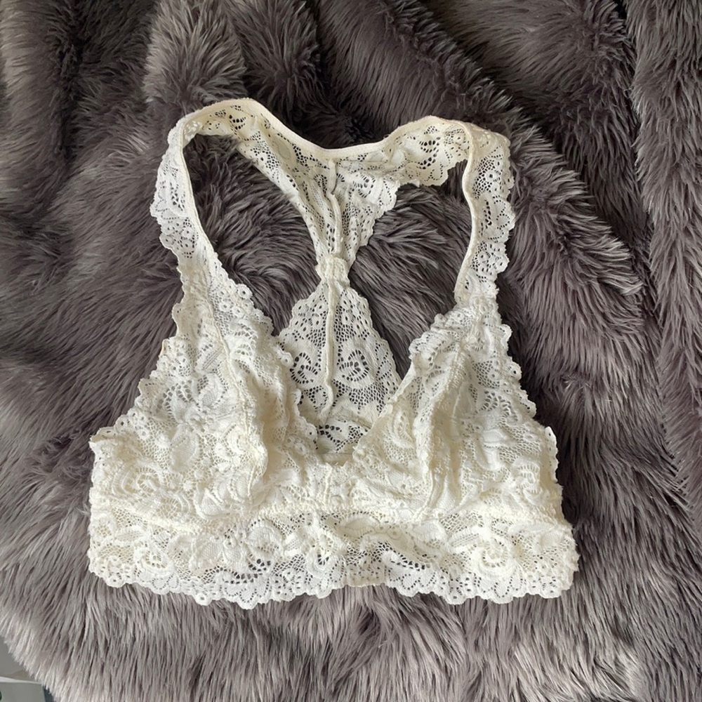 White Lace Bralette Small